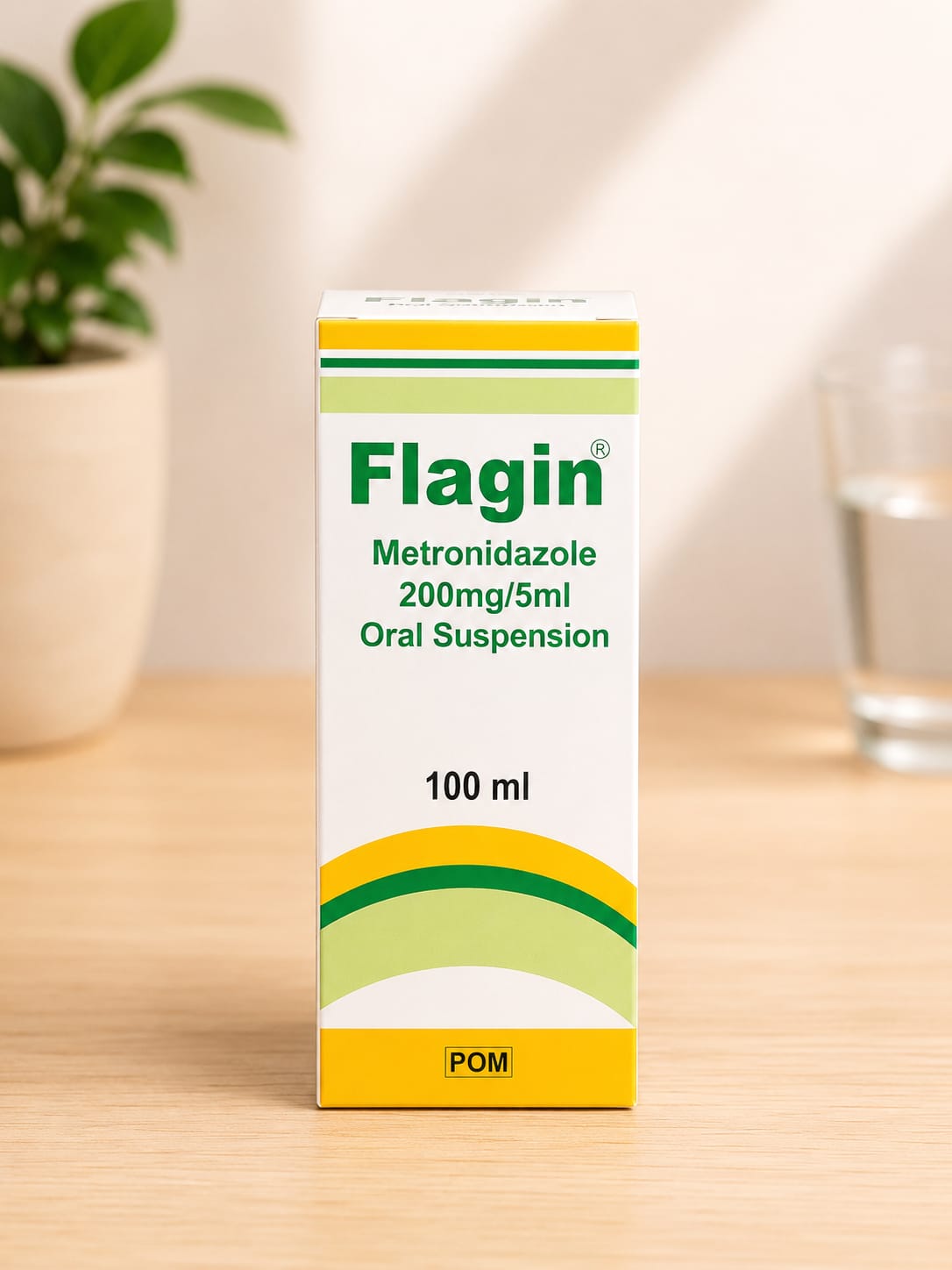 FLAGIN  (METRONIDAZOLE) 100ML